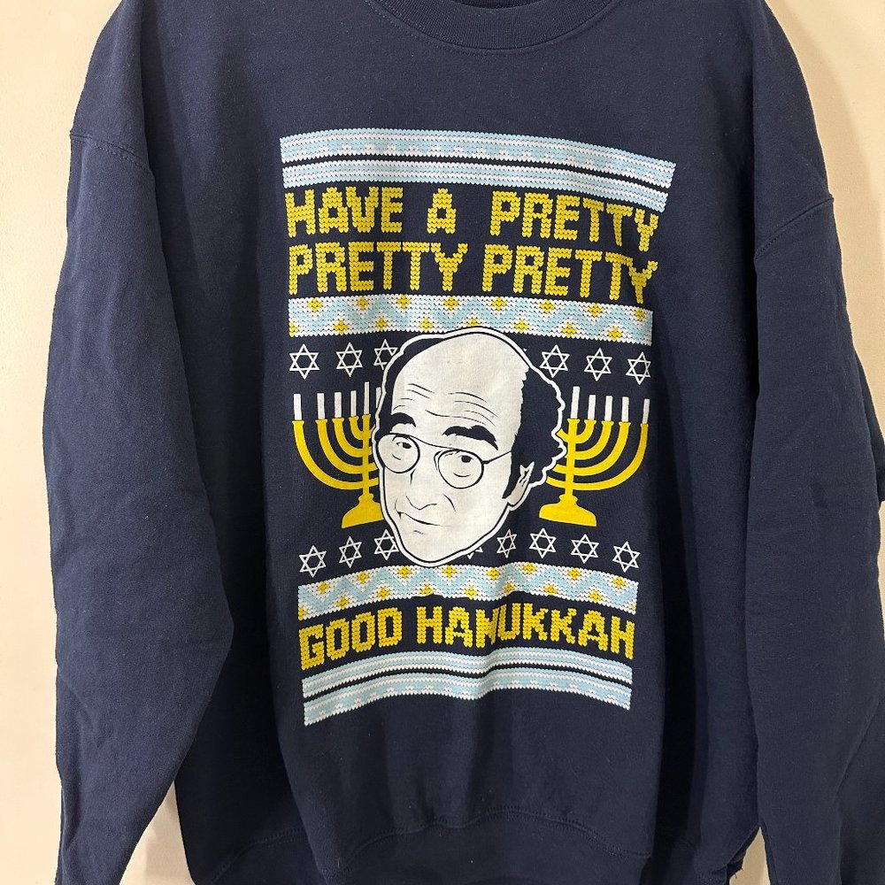 Larry David Novelty Hanukkah Crewneck